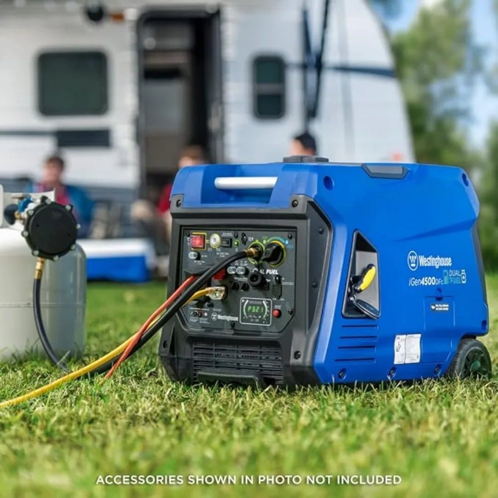 Outdoor Power Equipment Super Quiet Portable Inverter Generator Gas & Propane Powered